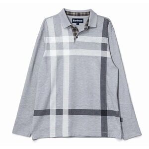 Barbour Men's Blaine Tailored-Fit Tartan Long-Sleeve Polo Shirt